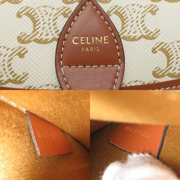 CELINE White Shoulder Bag - Picture 7 of 10